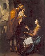 MURILLO, Bartolome Esteban The Holy Family g oil painting reproduction
